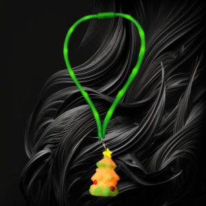 Flashing Christmas Tree Lanyard