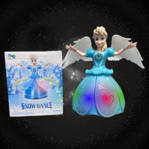Light Up Snow Angel Spinning Doll