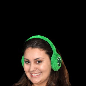 Non-Flashing Clover Plush Earmuffs