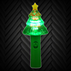 LED Spinning Christmas Tree Wand