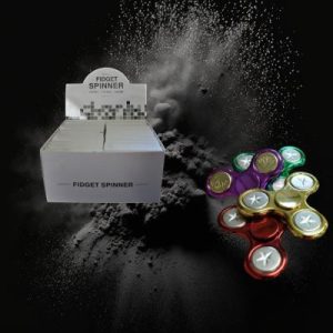 Assorted Color Metallic Painted Fidget Spinners