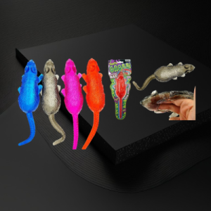 Assorted Color Carded Stretchy Rat