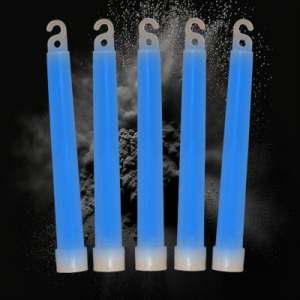 6 Inch Bulk Packed Blue Glow Stick Bag