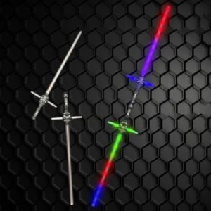 Double Cross Sword 9 Functions 18 LEDs