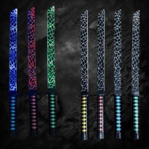 Assorted Color LED Prism Katana Sword No Sound